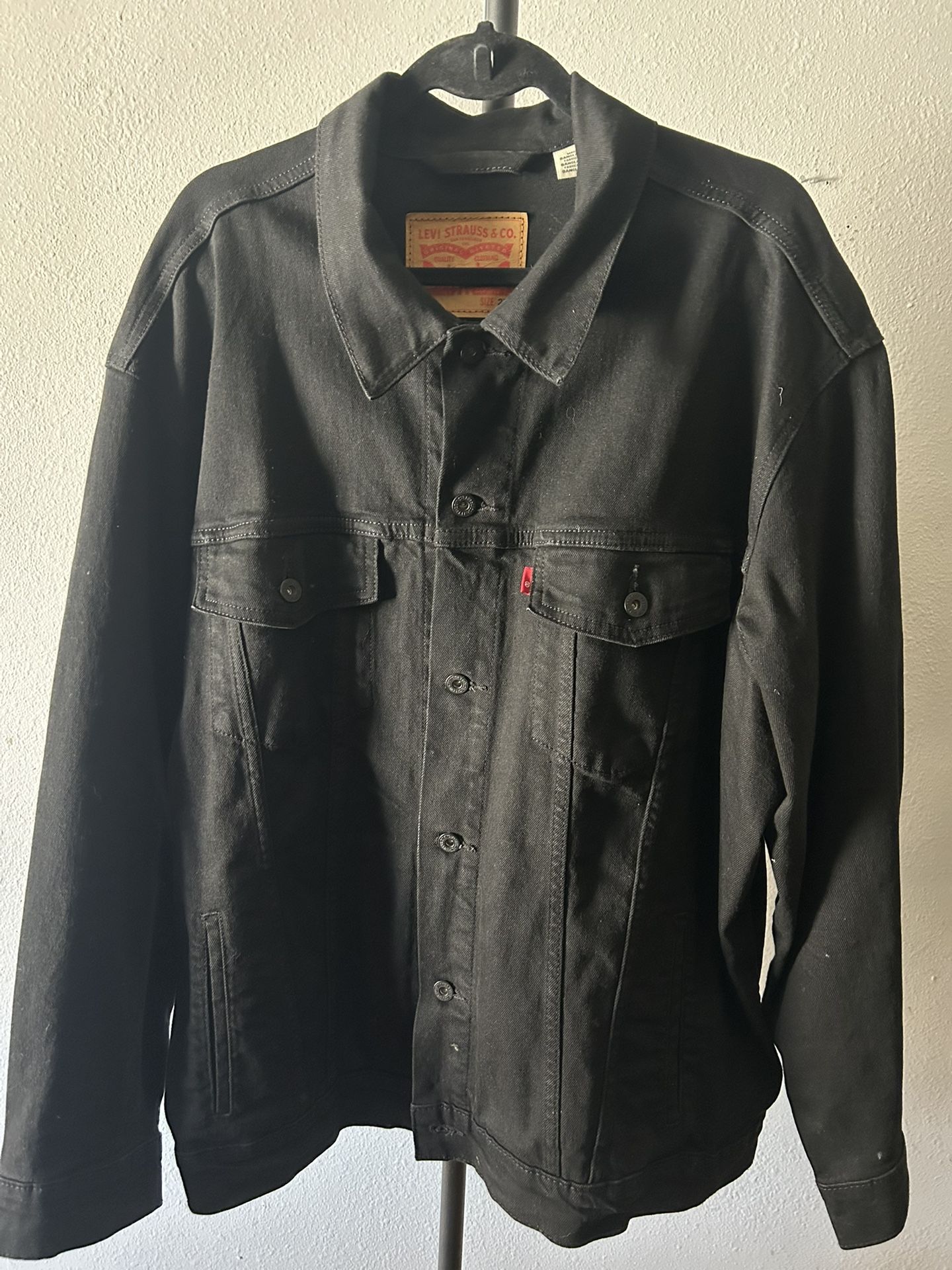 Levis Jean Jacket XXL Black