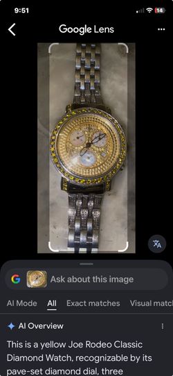 Joe rodeo Diamond watch