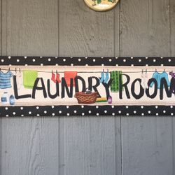 Decorative Laundry sign 