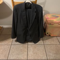 Black Suit Jacket And Pants