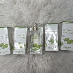 Hermès Un Jardin Sur Le Nit- a luxurious, unisex fragrance with notes of green leaves, white flowers, and amber #HermesFragrance #Perfume   1pc sold e