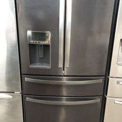 Black Stainless 4 Door French Door Refrigerator