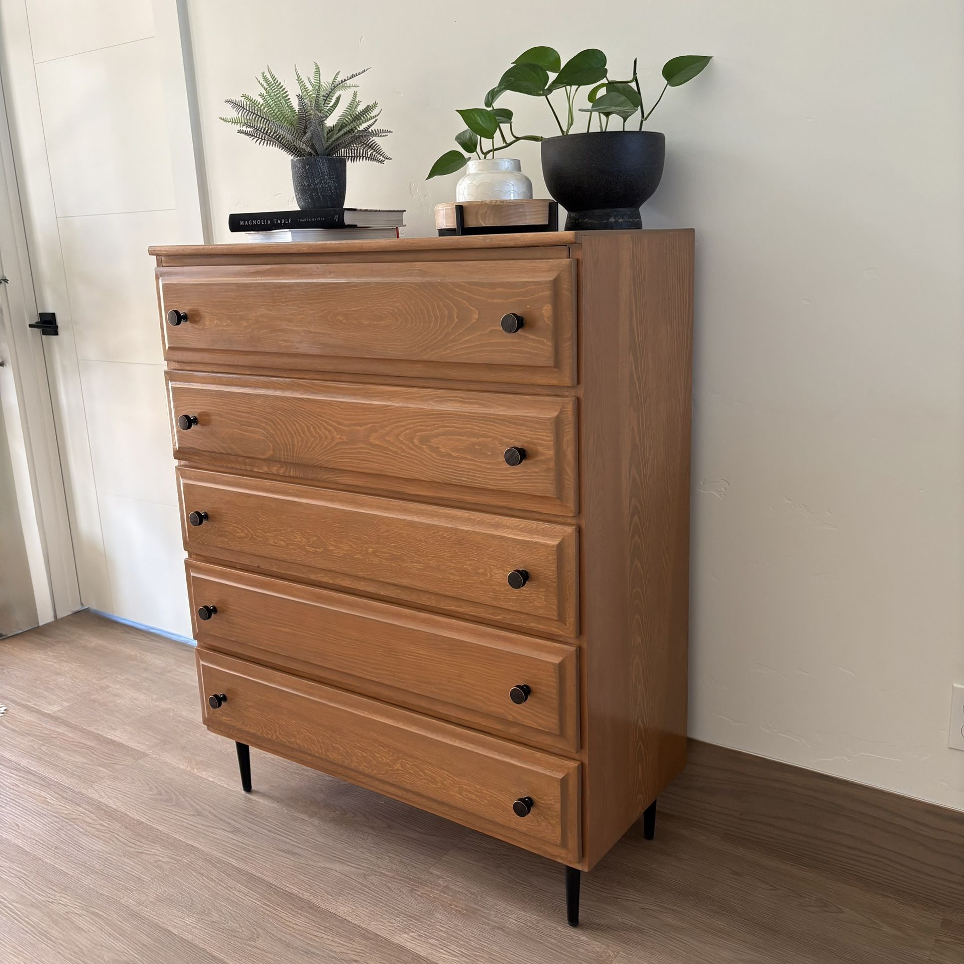 MCM 5 Drawer Tall Dresser
