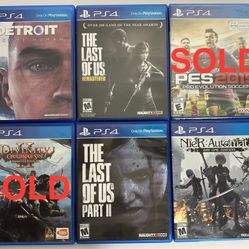 PS4 Games Lot – Top Titles (PES 2019 Sealed + More)