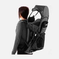 New Brand new Hiking Baby Carrier Backpack - Comfortable Toddler/Baby Backpack Carrier System with Diaper Change Pad, Insulated Pocket + Rain and Sun 