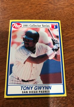 1991 Post Cereal Tony Gwynn San Diego Padres Baseball card
