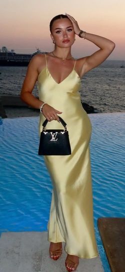Yellow Zara dress