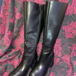 Women Size 10 Chunky Heel Boots Go Go Boots Brand New Knee High Boots