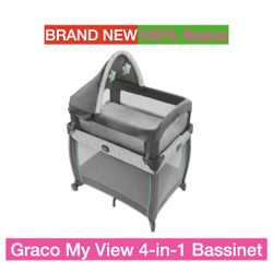 ✊NEW Graco My View 4-in-1 Bassinet/Playard/Graco My View 4 en 1 moisés