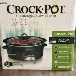 Slow Cooker Crockpot 5 Qt