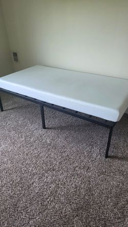 Mattress with metal frame