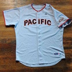 Uop Pacific Tigers Jersey Size 54 3xxxl stitched Big West 