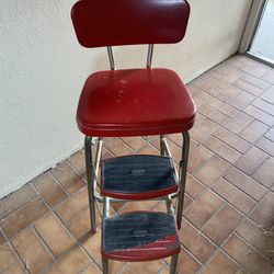 Vintage Step Stool/chair. 