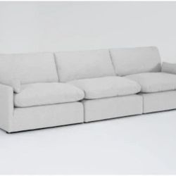 Alana Couch With Ottoman - Living Spaces