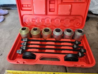 DAYUAN Universal Press Pull Sleeve Remove Install Bushes Bearings Tool Kit
Bearing & Bush Removal Tool Kit, Fits Cars LCV & HGV, Drop Forged Steel, Fo