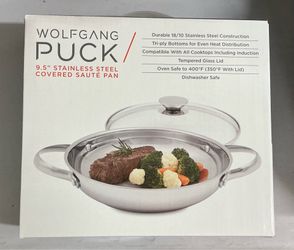 Stainless Steel Covered Sauté Pan