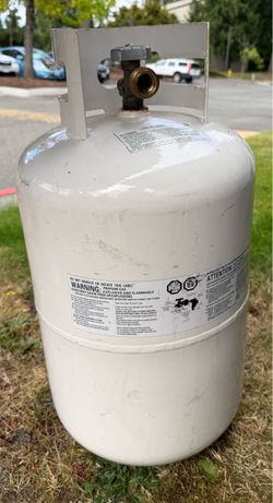 Full propane tank
