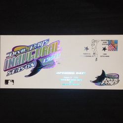 Devil Rays Inaugural First Day Game Ticket Stubs 