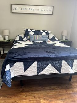 Queen Bed Double Face Cover