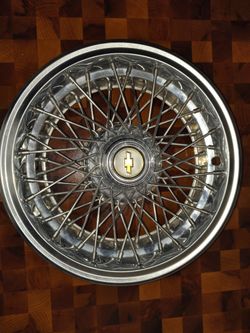 15in Chevy hubcaps
