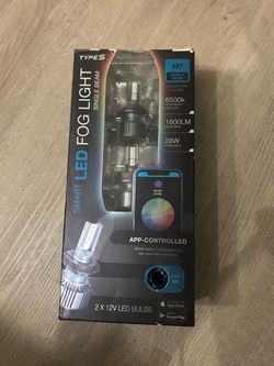 Type S H7 Smart LED Fog Light Bulbs