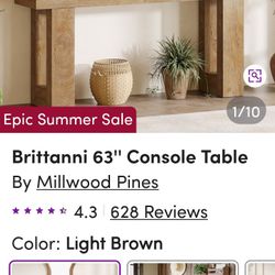Console Table 63 Inches