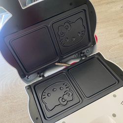 New Hello Kitty Waffle Maker Sanrio Waffles Iron Nonstick Cupcake Maker 