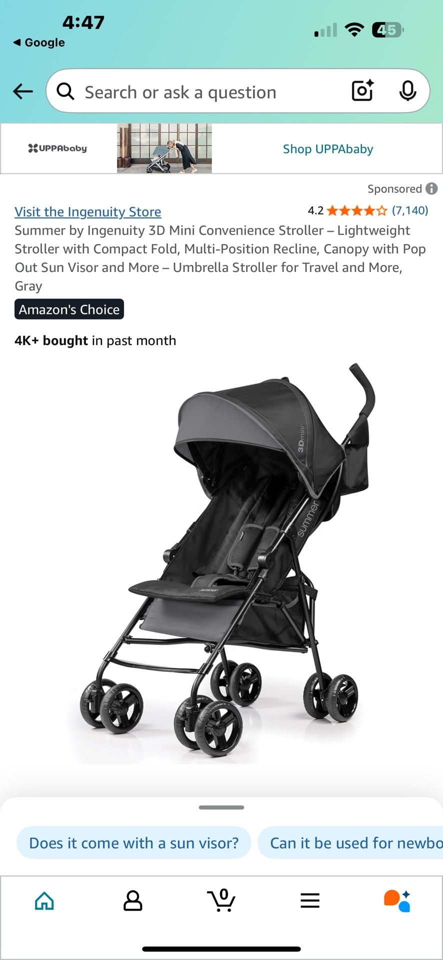 Summer 3D Mini Stroller