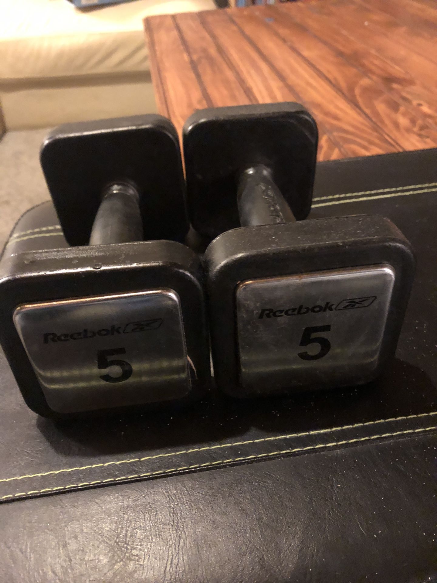 Pair of 5lb dumbbells