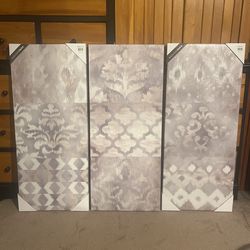 Set Of 3 Canvas Pictures