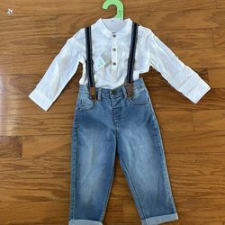 NWT boys 2pcs Matching Set Size 18-24M