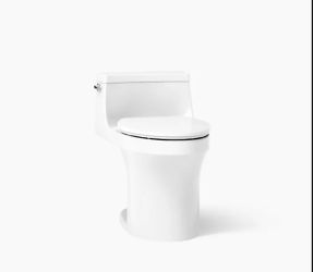 San Souci® One-piece compact elongated toilet with concealed trapway, 1.28 gpf