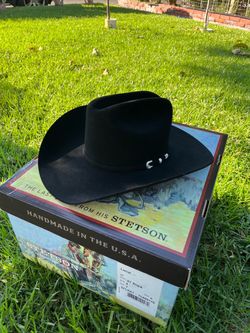 Stetson 5X Black Felt Cowboy Hat  Size: 7
