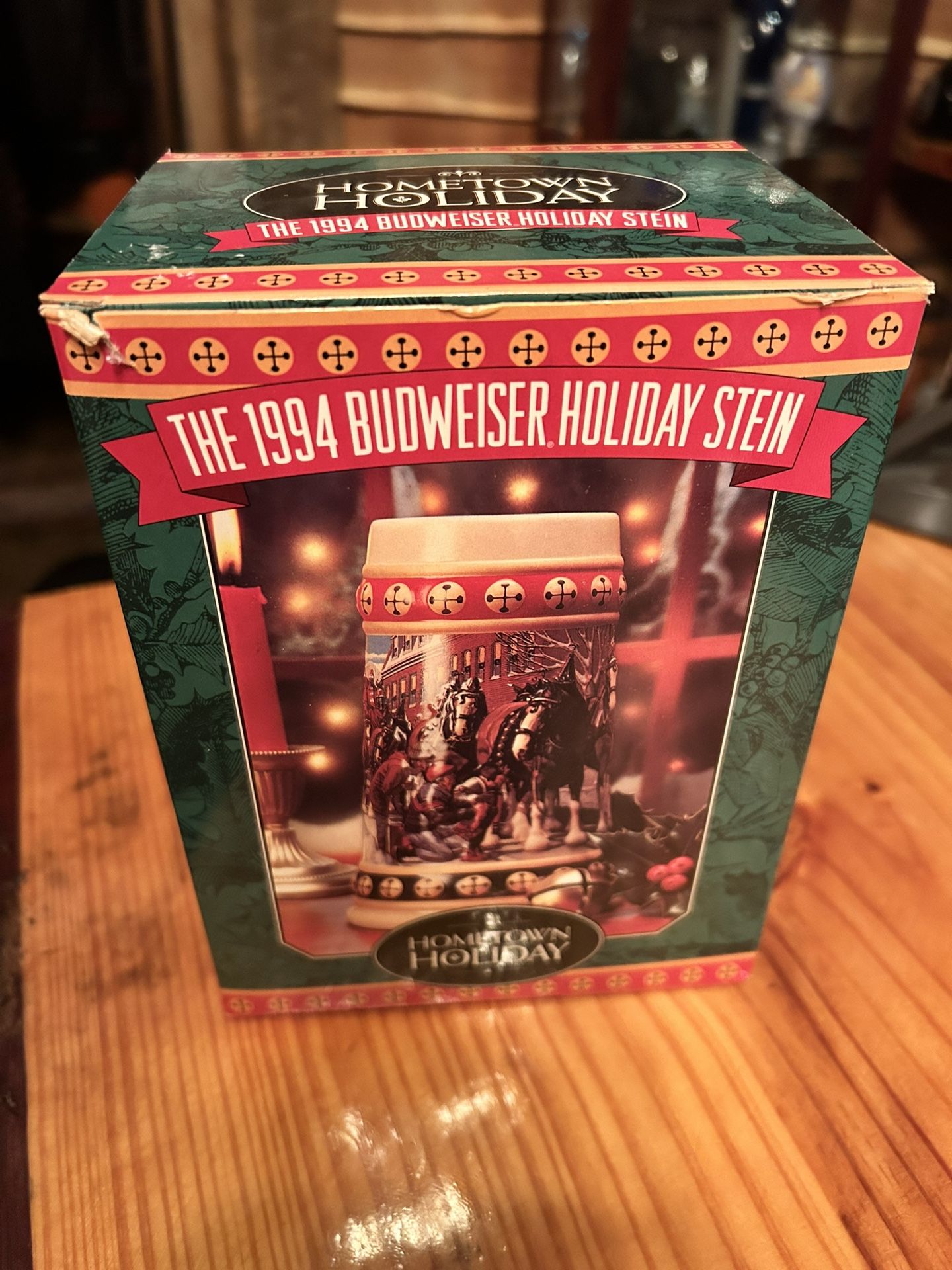 1994 Budweiser Holiday stein Collectible 