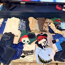 Boys (25)pc. 4t Clothing Bundle + (12)pc Underwear. PRICE IS FOR ALL