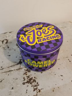 80s Camel tin with ashtray