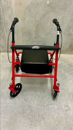 Drive Medical 4-Wheel Rollator Walker
