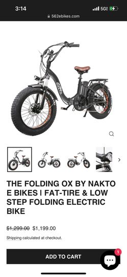 E Bike Nakto OX Foldable Bike