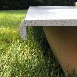 Gibraltar inlaid double sink and countertop

