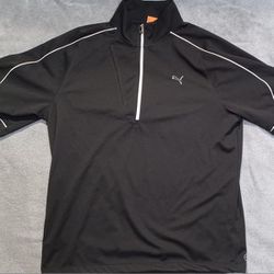 Puma Men's Short-sleeve Pullover Jacket Size Large Running Workout