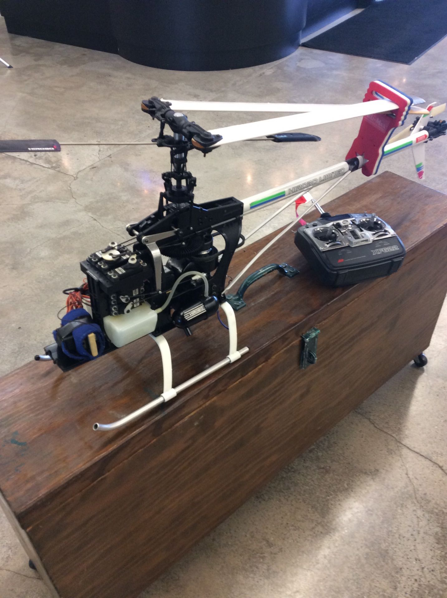 HIROBO LIMITED SHUTTLE ZX GAS POWERED RC HELICOPTER for Sale in