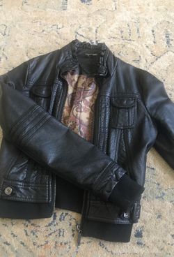Women’s Faux Leather Jacket (Small)