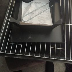 Portable Fire Pit With BBQ Grill 