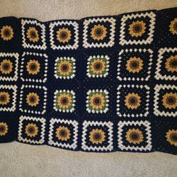 Crochet Sunflower 🌻 Blanket 
