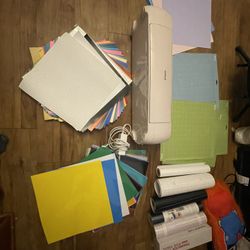 You could make offers too . Cricut Explorer 4 bundle and heat presser for making shirts and stickers  