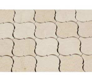 NEW Crema Marfil Polished Marble Latern Mosaic Tiles (13 sheets)