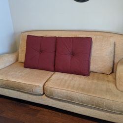 Like-New Deep Beautiful Professionally-made Custom Couch