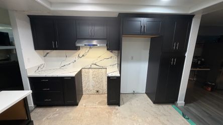 Kitchen cabinets
