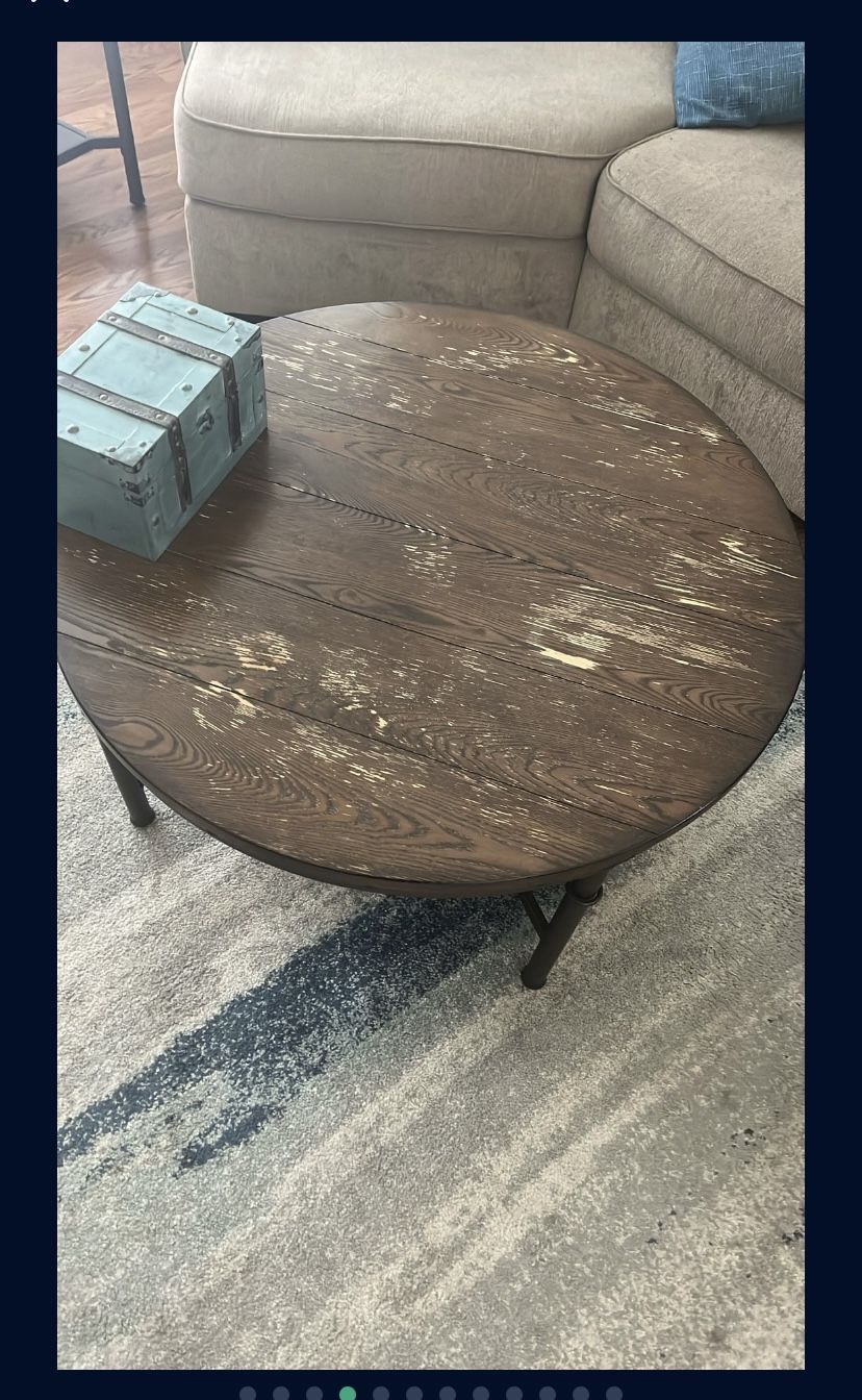 Set coffee Table and 2 Side Tables living room
