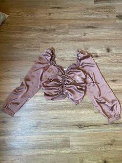 Long sleeve crop top